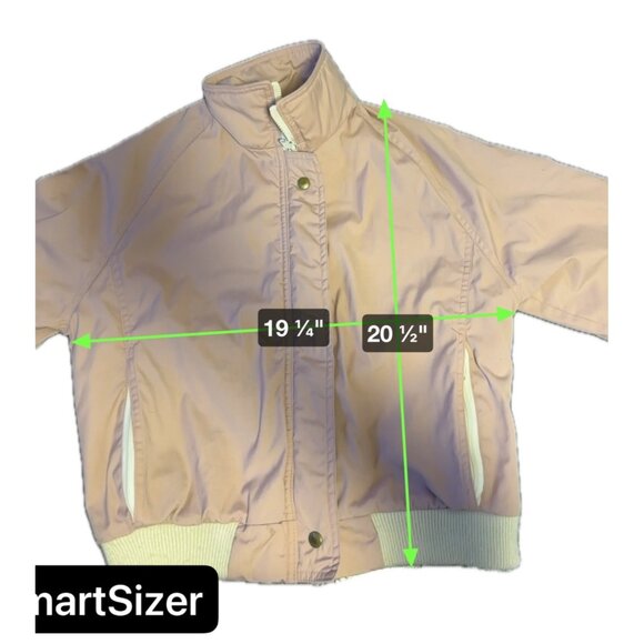 Vintage Woolrich Pink Fleece Lined Full Zip Bomber Jacket Sz S - Picture 8 of 9